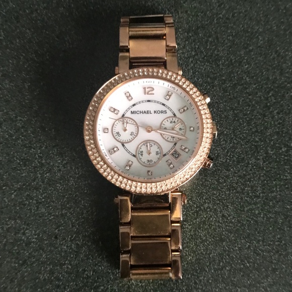 Michael Kors Parker Chronograph Rose Gold-tone Stainless Steel Women’s Watch main image 16